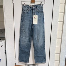 Levi  s Ribcage Straight Ankle Super High Rise Jeans Size 24 x 27