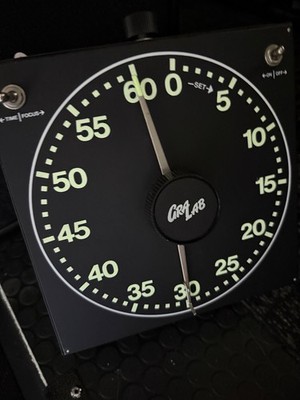 GraLab Model 400 Analog Darkroom Timer Black Audible Footswitch super clean