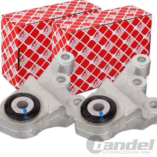 2X febi bilstein Motorlager Beidseitig Vorne Passend FÜR Fiat 500X Jeep-image