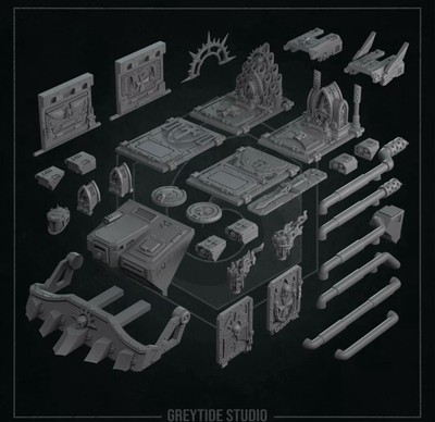 Custom Space Rhino Upgrades - GreyTide Studio.