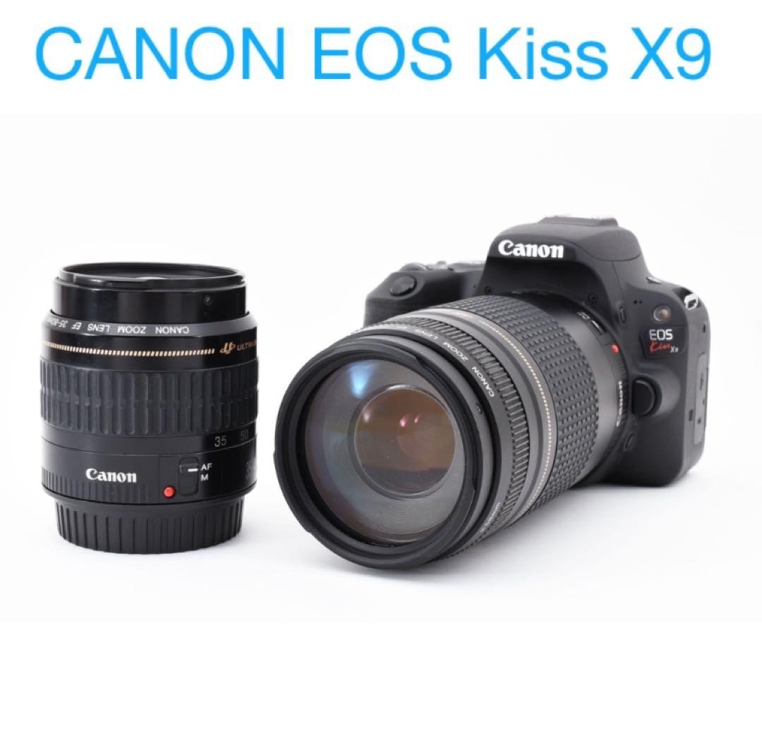 Canon EOS Kiss X9 Wi-Fi＆Bluetooth #8769 Canon EOS Kiss X9 Digital SLR Camera Dual Lens Set with WiFi