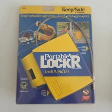 Keep Safe By Sentry Portable Lock'r Lock It And Go Club Pool Cable Master Lock