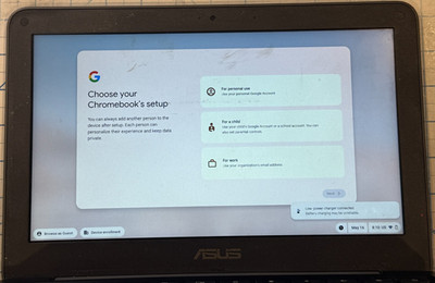 Asus Chromebook C203XA-YS02 11.6'' 4GB RAM, 4GB eMMC Rugged & Spill Resistant