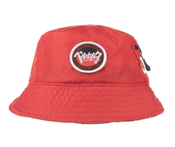 Berserk Black Swordsman Red Bucket Hat Official Embroidered Patch NEW!
