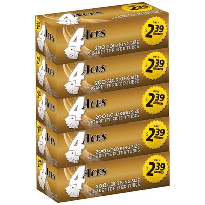 Light Gold RYO Cigarette Tubes, King Size (84mm) - 5 Boxes with 200 Tubes E...  | eBay
