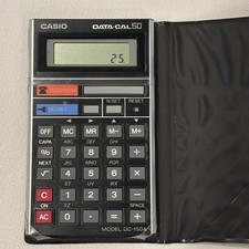 VINTAGE CASIO DC-150A Data Cal 50 Calculator Tested Works
