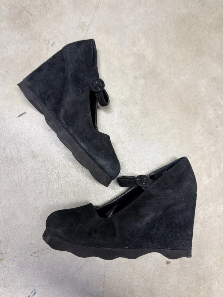 Cuñas de plataforma vintage MIA Betty Mary Jane talla 7 1/2 Foto 2 de 4