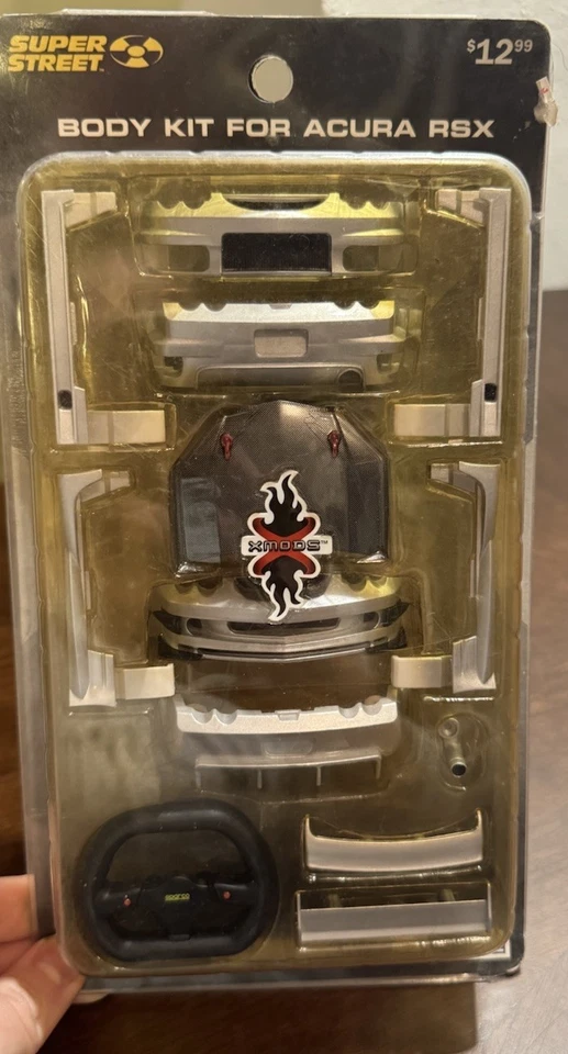 Kit de carrocería Radio Shack Super Street XMods Acura RSX coche de radiocontrol nuevo en caja nuevo de stock Foto 2 de 3