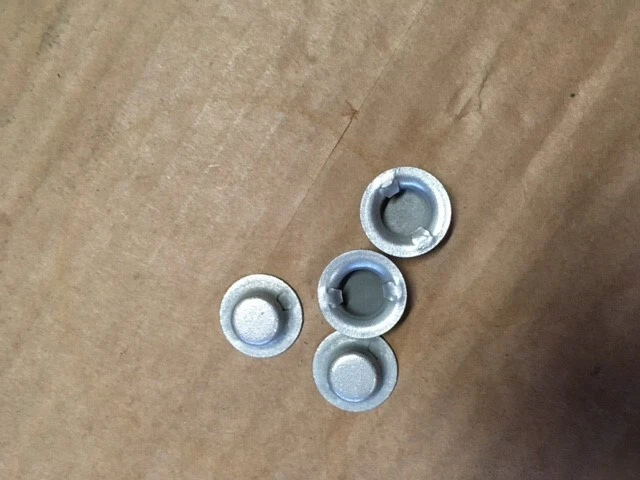 Little Tikes Cozy Coupe Ride in Car Wheel Axel End Caps Metal x 4