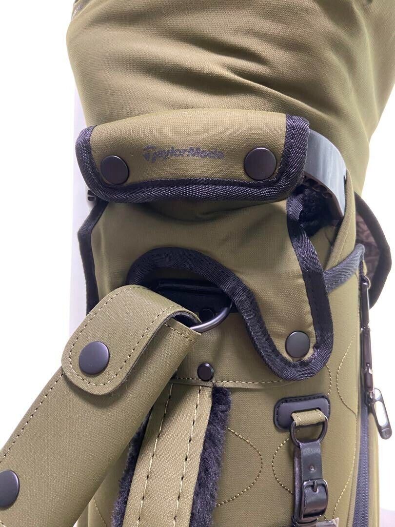 TaylorMade UNITED ARROWS Quilting Golf Stand Bag Olive New TaylorMade UNITED ARROWS Quilting Golf Stand Bag Olive New