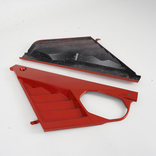 Gloss Red Engine Covers Engine Bay Panel Trim Cover 2X For Corvette C8 2020-2024 - Picture 8 of 14