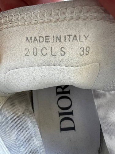Christian Dior Oblique All Pattern High Top Sneakers Shoes Women's Size 39 - Picture 3 of 22