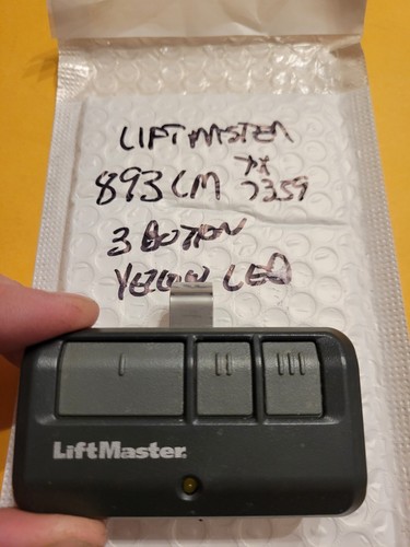 LIFTMASTER 893LM- TX7359 Remote, YELLOW LED ,3 BUTTONS