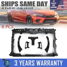 6 pcs Radiator Core Support With Bracket For Honda Civic 2022 2023 2024 2025