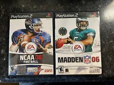 NCAA Football 08 And Madden 06 Sony PlayStation 2