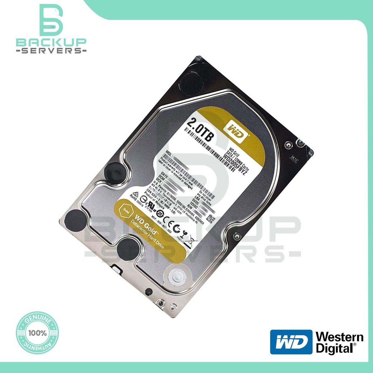 Western Digital - Western Digital製HDD　WD2005FBYZ　2TB SATA600 7200 2TB WD Gold Enterprise Class SATA HDD | Western Digital