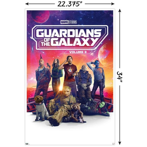 Trends Marvel Guardians of the Galaxy Vol 3 One Sheet Wall Poster RP23779 - Picture 3 of 3
