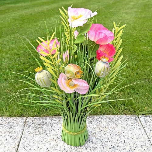 Artificial Flowers Sheaf Bunch Tall Grass Large Indoor Outdoor Realistic Bouquet - Picture 47 of 62