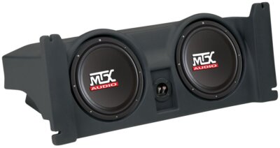 MTX JWTJ97C20-TN Dual 10'' Loaded Subwoofer Enclosure for 1997-2006 Jeep Wrangler