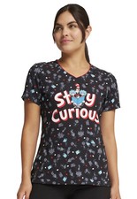 Cat In The Hat Cherokee Scrubs Dr Seuss Tooniforms V Neck Top TF659 SEQM
