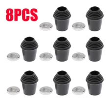 Set of 8 Plastic Bass Drum Legs Feet for Drum Set Kit Replacement USA Stock