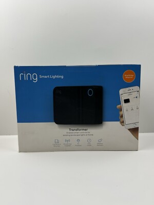 Ring Smart Lighting - Low Voltage Lighting Transformer  Black Bridge Required