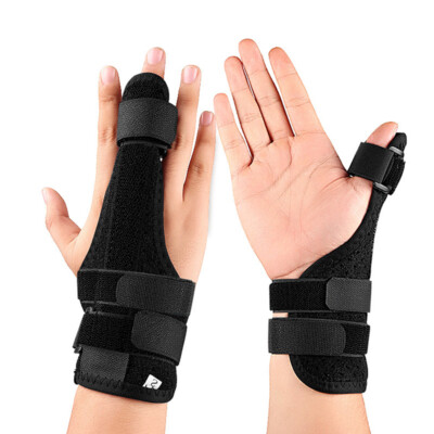 Trigger Finger Splint Support Brace Fracture Recovery Corrector Fix Pain Rel-SU