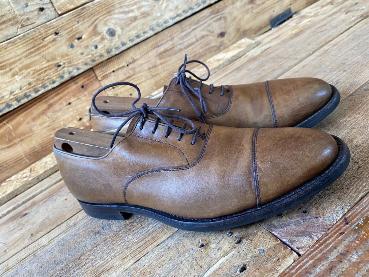 Crockett and jones Connaught 2 brown oxford, captoe leather