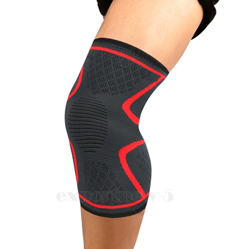 Elastic Knee Sleeve Support Brace for Joint Pain Injury Sprain Knee Cap Compress - Picture 23 of 66