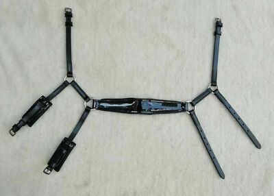 Adams-Tack Patent Leather Drop Noseband horse good bridle noseband all sizes.