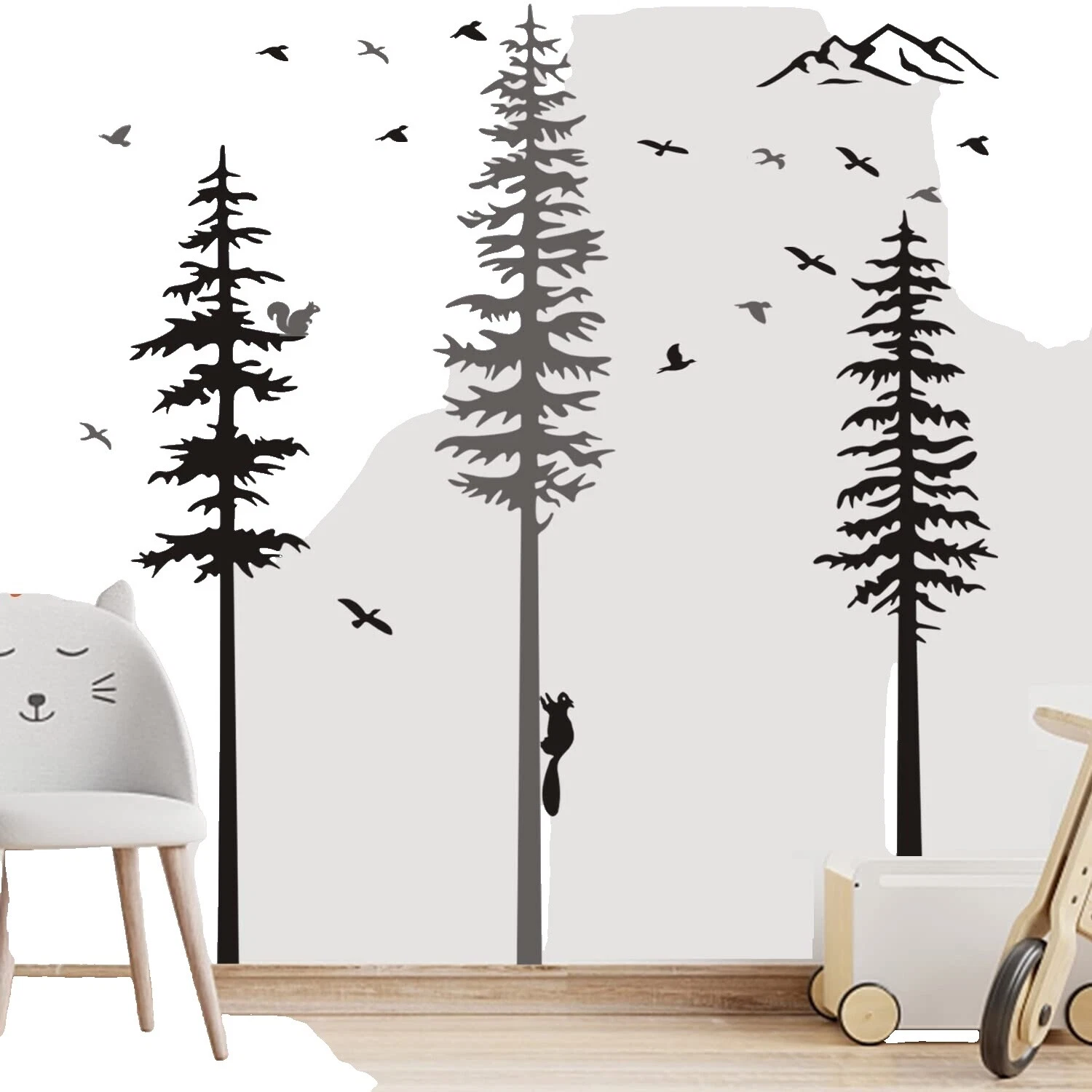 Birds & Birdhouses Large Contemporary Décor Decals, Stickers & Vinyl Art
