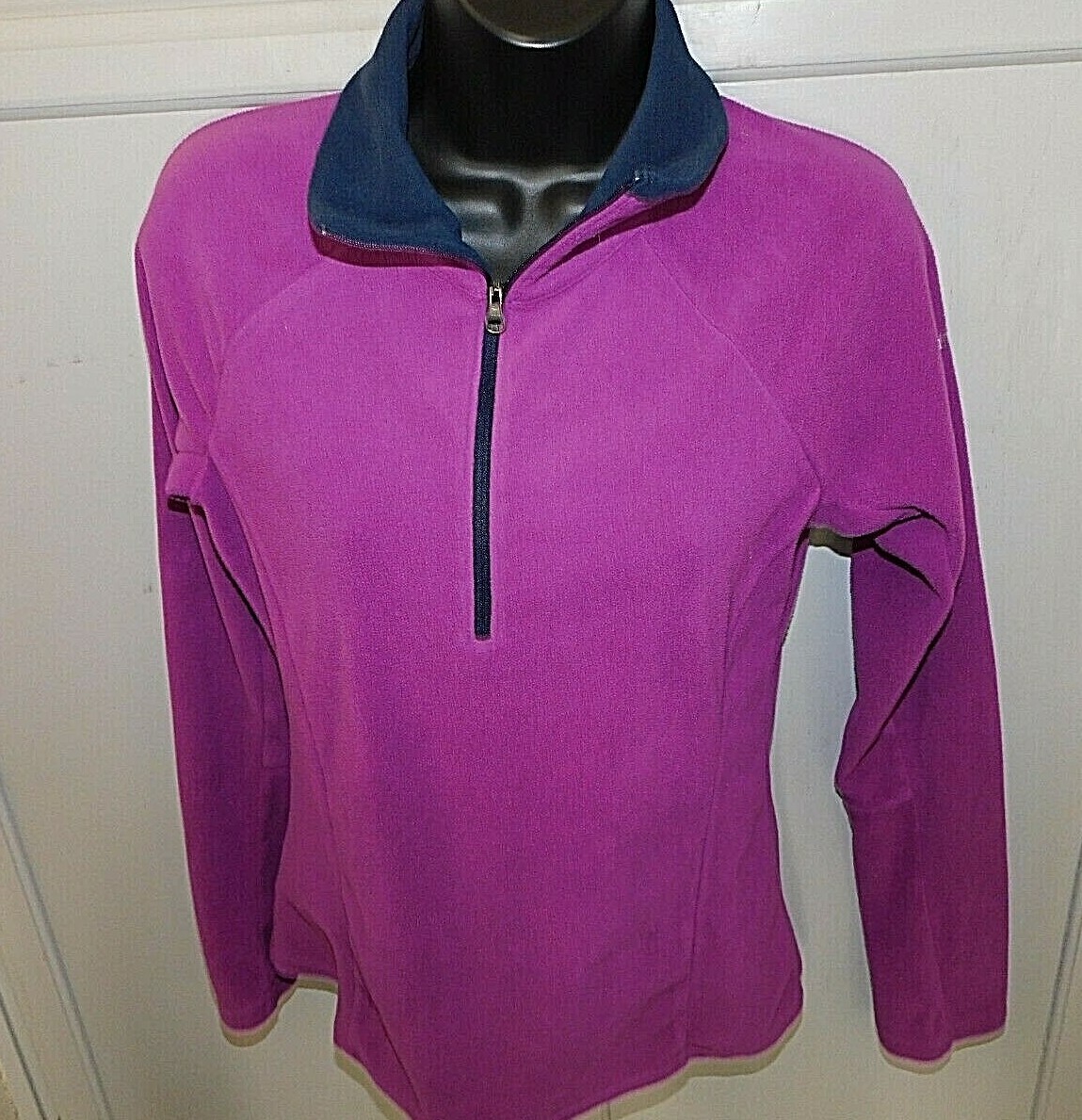 Columbia purple 1/4 zip fleece pullover women's sz XS | eBay