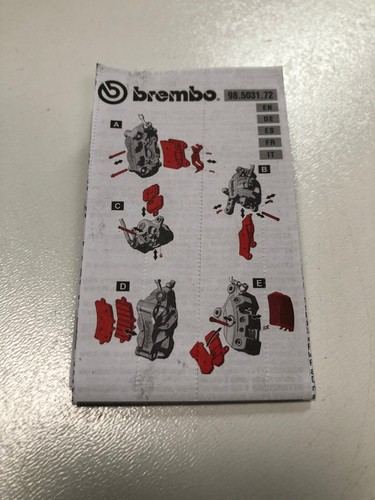 Brembo Bremsbeläge Bremsklötze Bremse vorne + hinten Harley Davidson - Picture 8 of 12