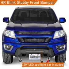 Fit 2015-2020 Chevy Colorado Steel Front Bumper W/ Low-profile Grille Bar Guard