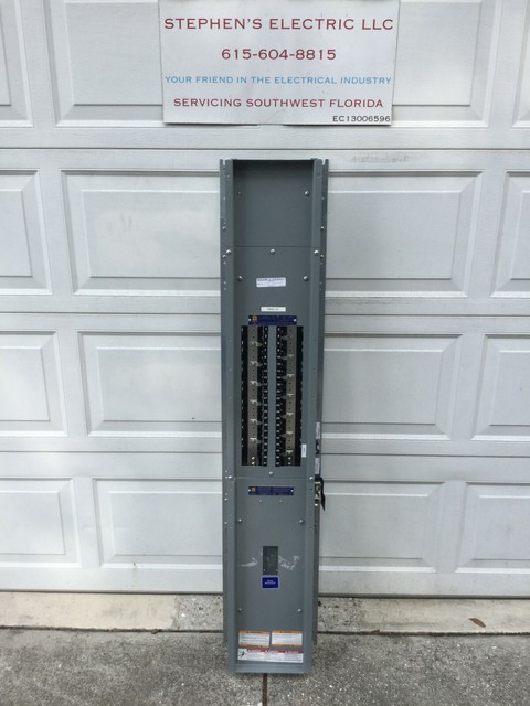 Square D Nqod Guts Dead Front 225 Amp Ready For Main Breaker 208 120 240v For Sale Online