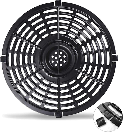 Air Fryer Grill Pan for Power XL 5QT Air Fryer, 8.7'' 5QT round Non-Stick Air Fr
