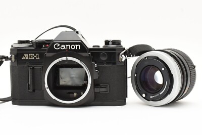 Excellent] Canon AE-1 35mm SLR Film Camera FD 50mm f1.4