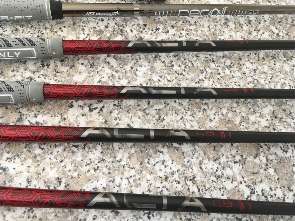 Ping G710 Iron Set / 6 PW Alta SR Flex Shafts Red Dot Mid size Grips