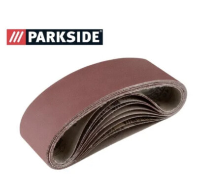 Parkside Belt Sander Paper Set 75x533mm 40-400 Grits Sanding