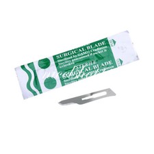 1Box 100Pcs Dental Carbon Steel Sterile Scalpel Surgical Blades Instruments 15#