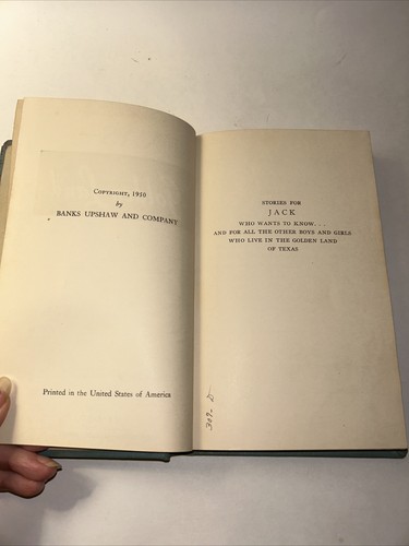 Texas the Golden Land Virginia May Moffitt Ex Library Hc Texas—- 1950 History - Imagen 5 de 14