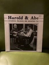 HAROLD & ABE CORNBREAD Molasses Sassafras tea LP Vinyl HERITAGE Records VG+ Rare