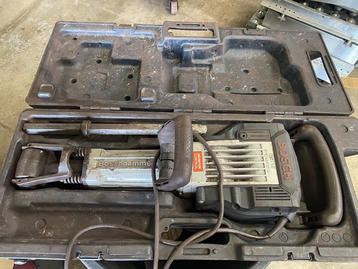 Bosch Gsh 16 Jack Hammer with Case and piece eBay