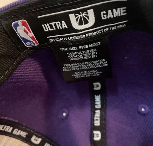 NBA Los Angeles Lakers Ultra Game Purple Suede Snapback Hat Cap - Picture 6 of 8