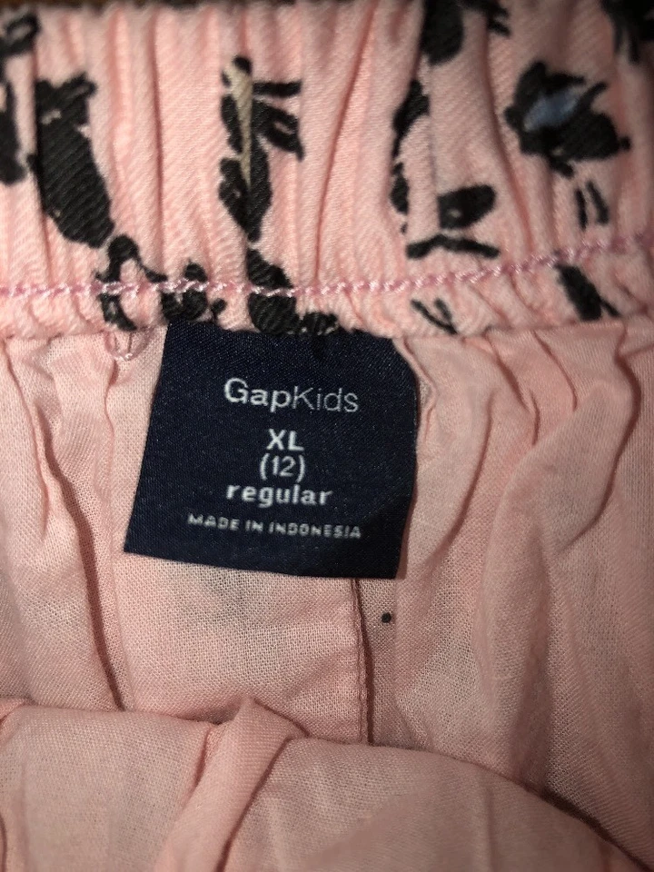 Gap Kids Girls Pink Pull On Deer Rabbit Bunny Woodland Creature Skirt Sz XL 12 - Изображение 2 из 2