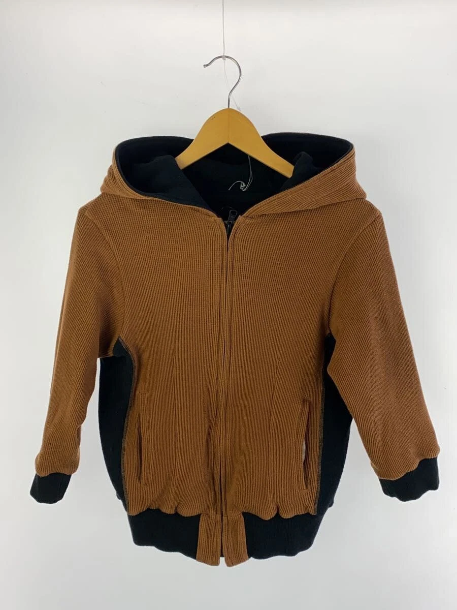 UNDERCOVER Felpa con cappuccio sottocoperta anni 00 reversibile cotone marrone usata