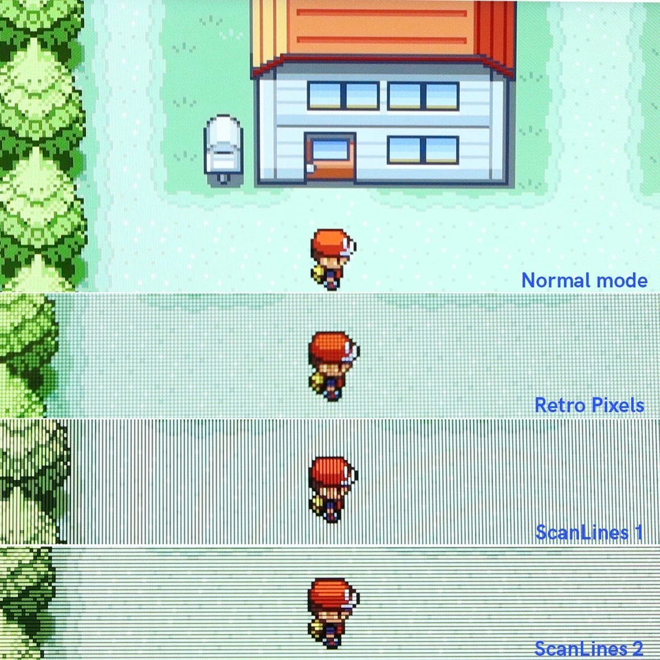 V5 Pre-Laminated Desaturation Drop In IPS High Backlit LCD Screen Kit For GBA SP - Image 3 of 4