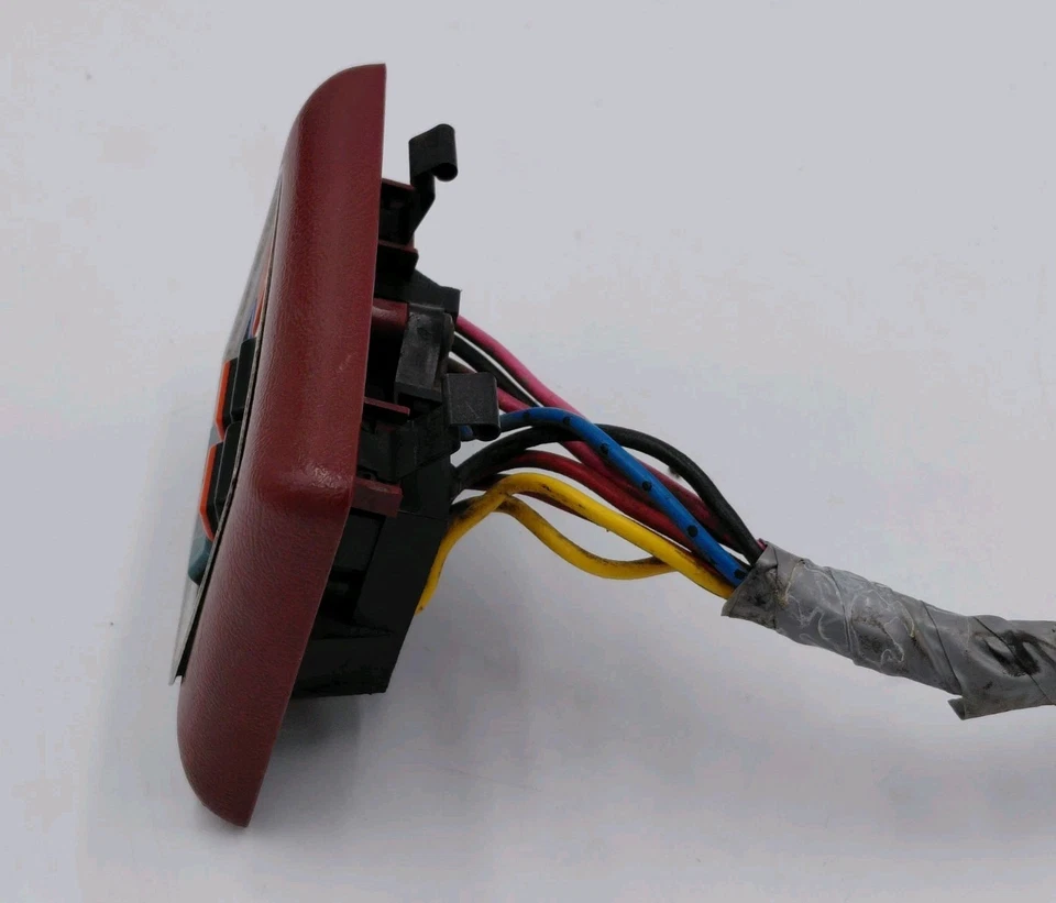 1983-1988 Ford Ranger Bronco II LH RH главные замки питания оконных дверей оригинальные красные - Изображение 3 из 4