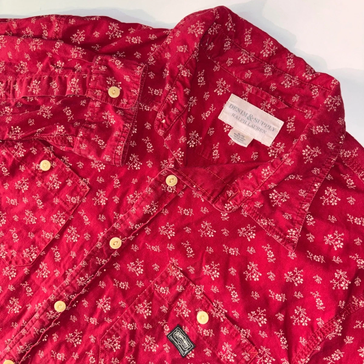 Denim & Supply Ralph Lauren Floral Casual Button-Down Shirts for