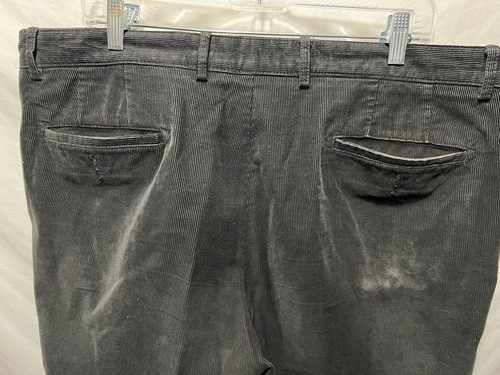 Daniel Cremieux Corduroy Pants Mens 38x27 Gray Classic Fit Pant Cotton Blend - Picture 3 of 8